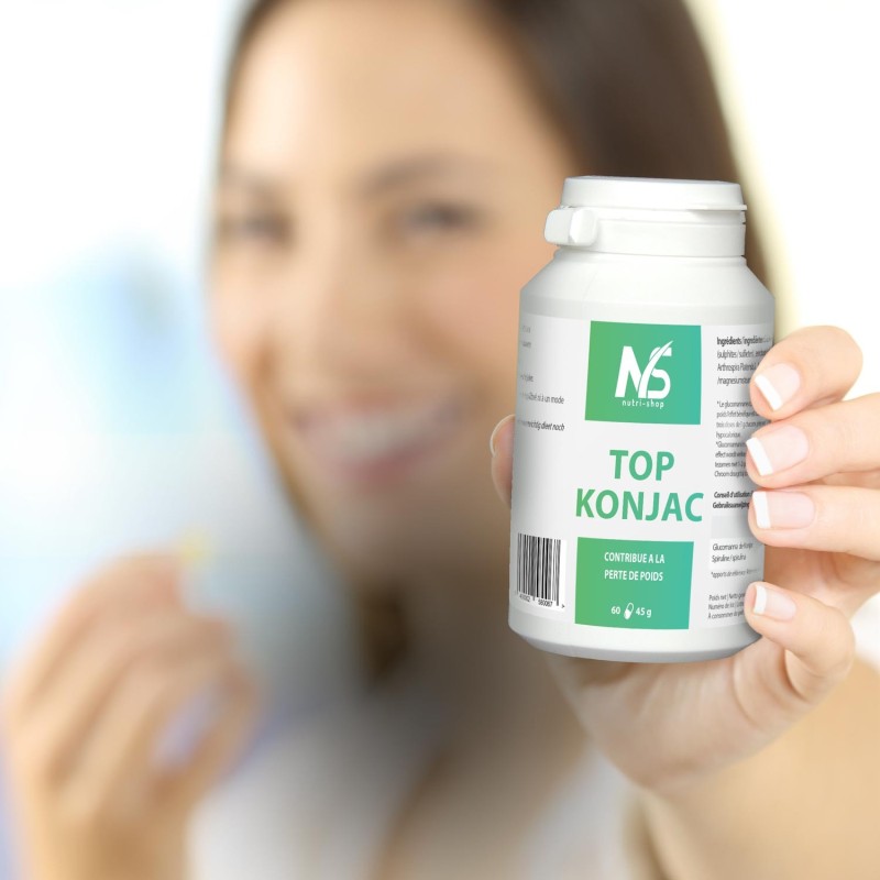Top-konjac  glucomannane et spiruline