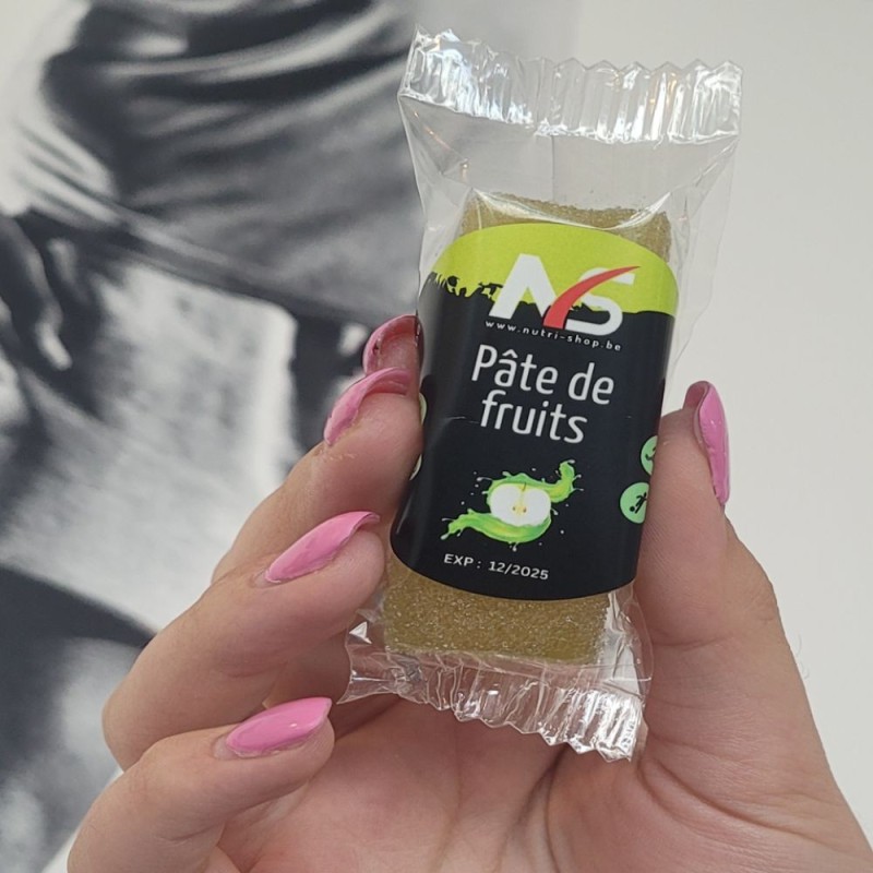 Pâtes de fruits énergétiques 8 x 25 gr Pomme
