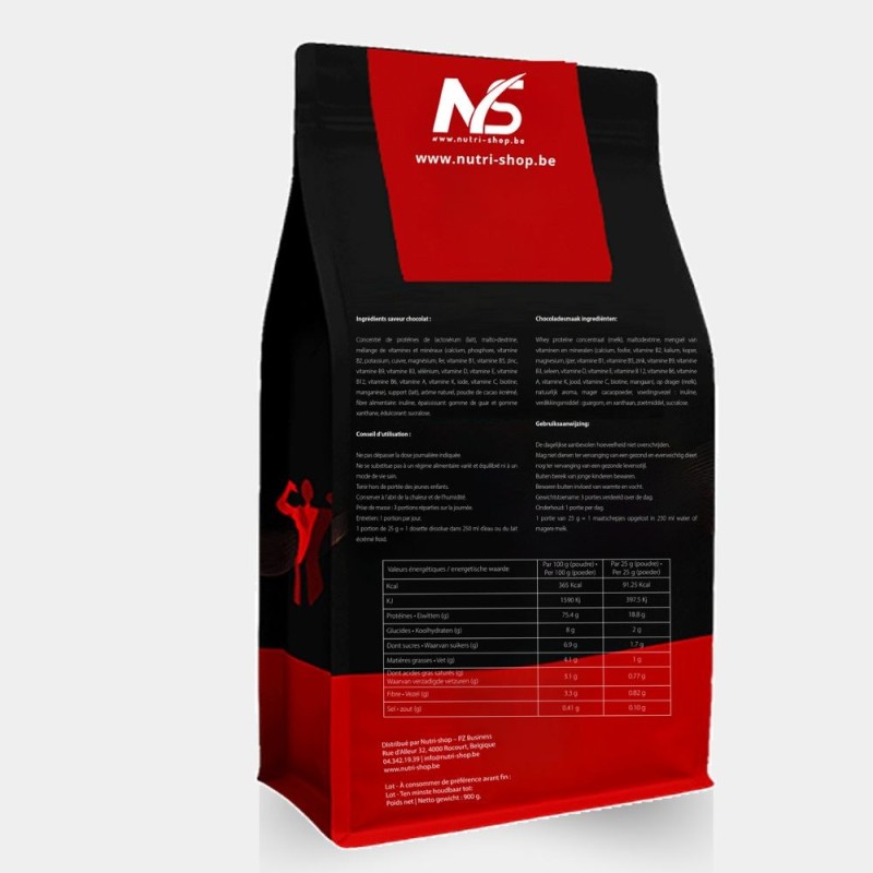 Whey vanille Protéines WPC 0.9 kg