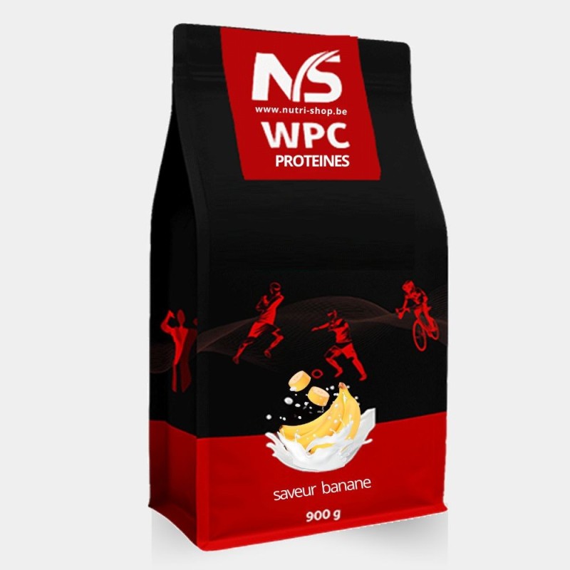 Whey banane Protéines WPC 0.9 kg