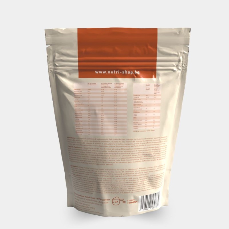 Shake cookie Protéiné Substitut Repas Sachet 500 gr