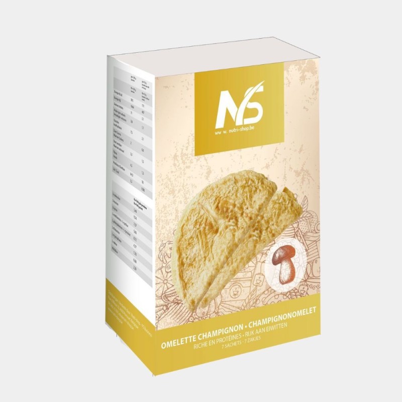 Omelettes protéinées saveur champignon 7 sachets