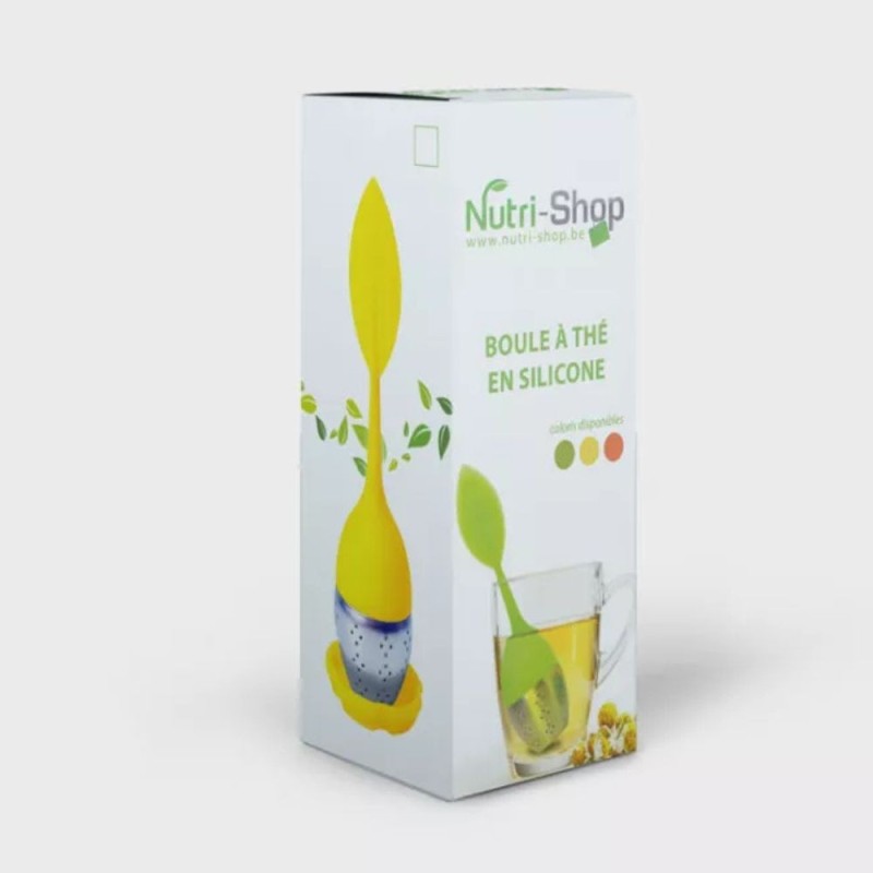 Boule à  thé de couleur orange Nutri-shop