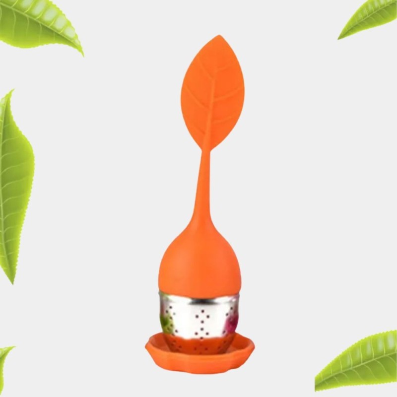 Boule à  thé de couleur orange Nutri-shop