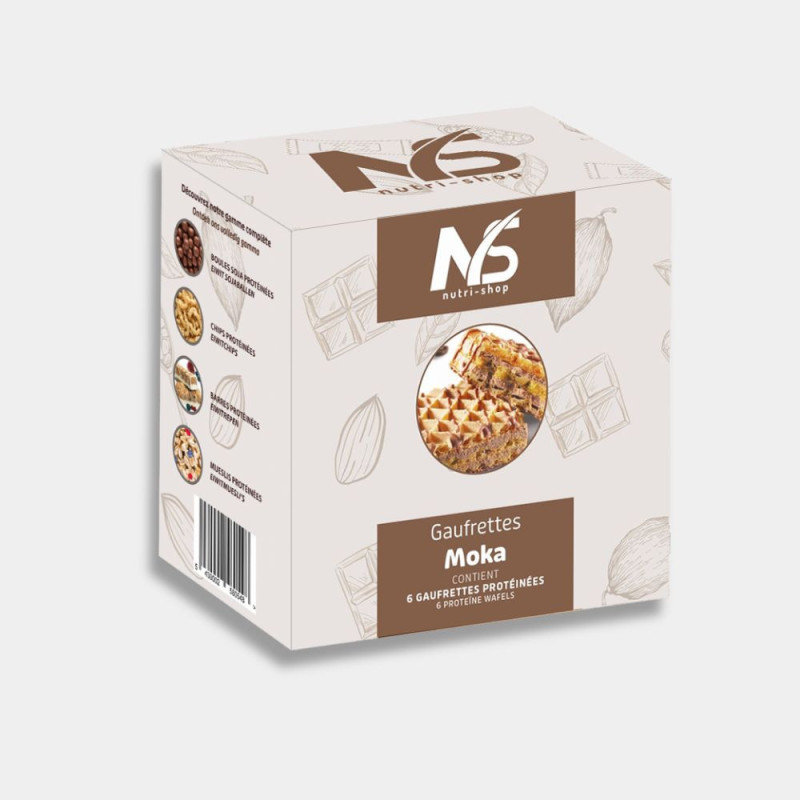 Barres protéinées Gaufrettes Moka