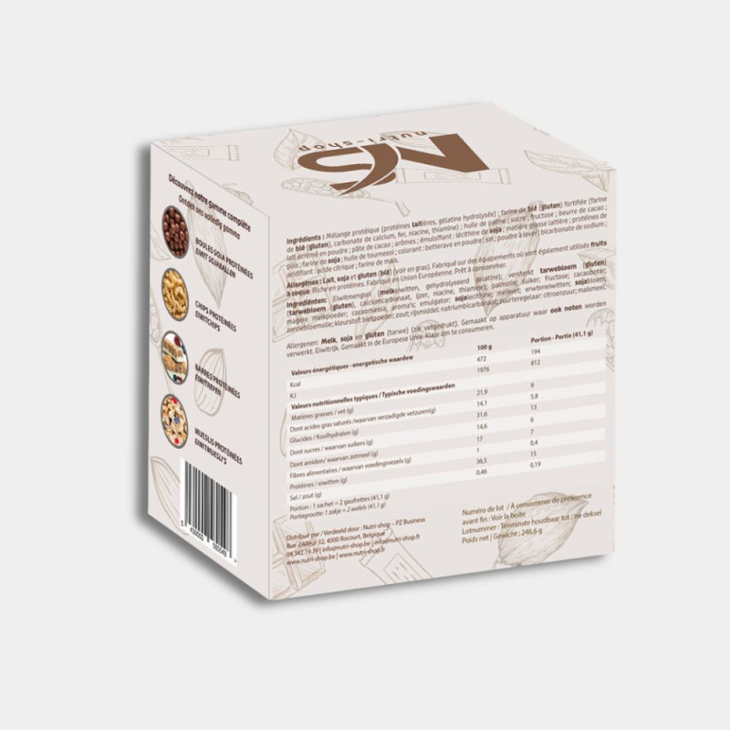 Barres protéinées Gaufrettes Moka